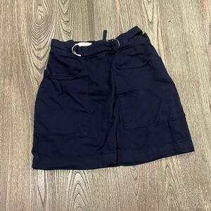 Anthropologie Pilcro and the Letterpress  Mina A-Line Mini Skirt Blue Size 4